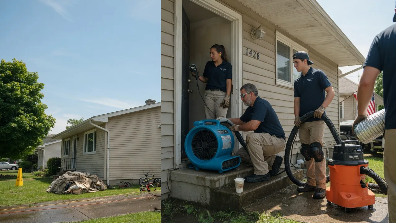 Water Damage Restoration in Vandalia, MT near me